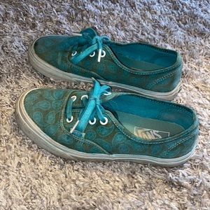Blue Paisley Vans!